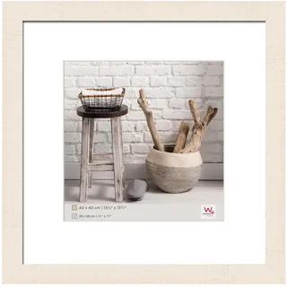 walther design Bilderrahmen Home cremeweiss 40x40 cm 2er Set