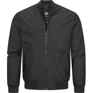 Ragwear Bomberjacke Quadio«, ohne Kapuze, lässige, wasserdichte Herren Blousonjacke, schwarz