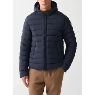Daunenjacke COLMAR "MENS DOWN JACKET", Herren, Gr. 52, blau (marine, blau), Web, Obermaterial: 100% Nylon. Futter: 100% Nylon. Wattierung: 90% Entendaune, 10% Entenfeder, unifarben, regular fit normal, hoch geschlossener Ausschnitt, abgerundeter Saum, Jacken Daunenjacke