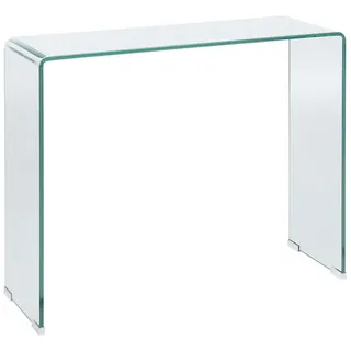 Beliani Kendall Konsolentisch 90 x 30 x 75 cm transparent
