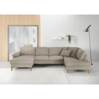 Candy Wohnlandschaft Polyester 2-Sitzer Gelb