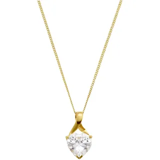 Amor Kette mit Anhänger Herz LIEBE 2014209 Gelbgold 375