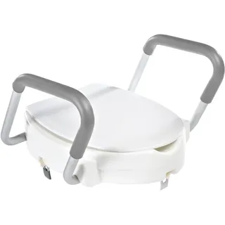 RIDDER Toilettensitzerhöhung mit Griffen ca. 10 cm weiß