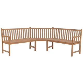 vidaXL Garten-Eckbank 185 x 185 x 90 cm Braun