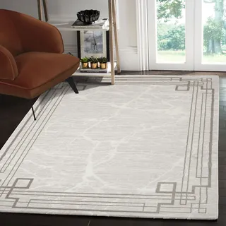 Teppich SANAT "Harmony 3214", beige, B:160cm H:12mm L:220cm, Kunstfaser, Teppiche, Teppich, abstrakter Kurzflorteppich, Wohnzimmer, auch als Läufer