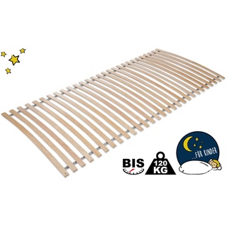 LÜTTENHÜTT Rollrost »Kid plus, 90x200, 140x200 cm und weiteren Größen«, leichtes Handling, da gerollt und fertig montiert, beige