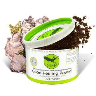 Good Feeling Power® | 30g | Der GFP-Komplex® aus dem Zunderschwamm | Das Original Zunderschwamm Pulver