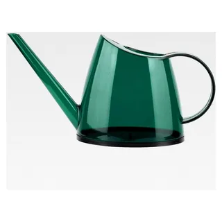 Gießkanne mit langem Ausguss, transparente Mini-Gießkanne für Zimmerpflanzen und Gartenblumen, 1,2 l (Grün)