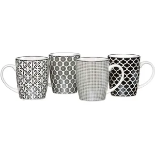 Ritzenhoff & Breker Takeo Kaffeetasse 0,35 l Schwarz 4 St.