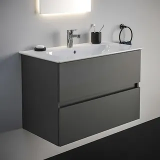 Ideal Standard Eurovit+ Möbelpaket mit Waschtisch 71 cm und Unterschrank 70 cm, 2 Auszüge