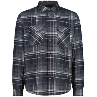 CMP Man Shirt antracite-ghiaccio-grey (42ZU) 50