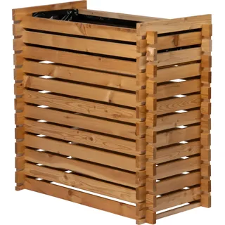 dobar Hochbeet aus FSC®-zertifiziertem Lärchenholz, praktisches Stecksystem, beige