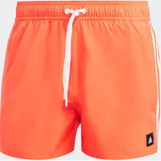 Adidas 3-Streifen CLX Badeshorts App Solar Red / White M