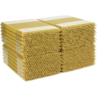 NKlaus 4kg. Bienenwachs Altarkerzen Kirchenqualität dünne Kerzen Ritualkerzen - Bienenwachskerzen Gelb (ca. 1000 Stück) 36261