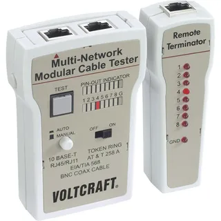 VOLTCRAFT CT-2 CT-2 Geeignet für RJ-45, BNC, RJ-11