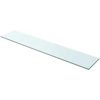 vidaXL Glasboden Glasscheibe Glasplatte für Glasregal Transparent 100 cm x 20 cm