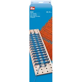 Prym 624158 Maxi rechteckig 14 x 48 cm Rectangular Loom, MDF, beige, 14x48 cm