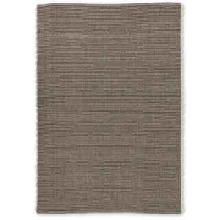Schöner Wohnen Omira Wollteppich 60 x 110 cm Dunkelgrau