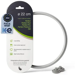 Anakel Home Set mit Kochtopfdichtung mit einem Durchmesser von 22 cm und 2 Dichtungen, kompatibel mit WMF Perfect Plus Express Kochtopf, anpassbarer Ersatz, Silikon