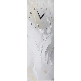 Wanduhr , Multicolor , Glas , 20x60x3.1 cm , Dekoration, Uhren, Wanduhren