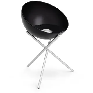 Feuerschale Bowl 57 höfats schwarz, Designer Thomas Kaiser, Christian Wassermann, 75 cm