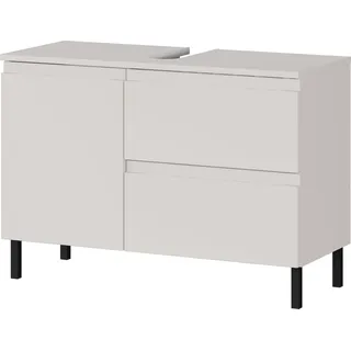 Germania Waschbeckenunterschrank 8243-572 GW-Salinas, in Kaschmir,mit Siphonaussparung, 80 x 56 x 34 cm (BxHxT)