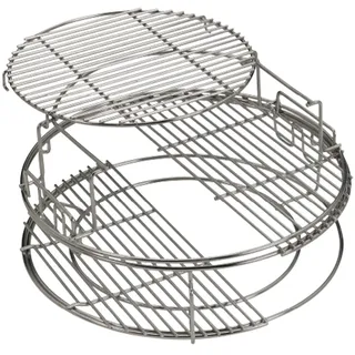 Big Green Egg Grillrost Größe L Edelstahl Silber