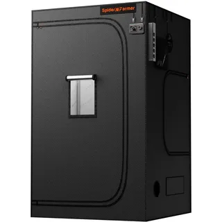 Spider Farmer Growzelt 120x120x200cm für Indoor Lichtdicht und Wasserdicht Anbauzelt Grow Tent Growschrank für Homegrowing Pflanzenzucht Gewächshaus Indoor Zuchtzelt für SF4000, SE5000, G5000