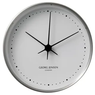 Georg Jensen KOPPEL Wanduhr 10 cm 3587584 schwarz/silber/weiß
