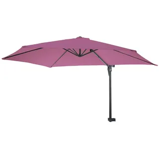 Mendler Casoria 300 x 300 cm Lila/Rosa/Rot/Weiß