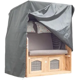 deVries Strandkorb Schutzhaube Premium 135 x 165 x 95 cm Dunkelgrau