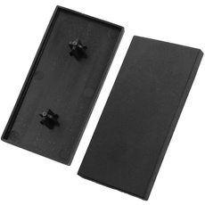 2 PCS schwarz Extrusion Endkappe für 80 mm x 40 mm t-slot Aluminium Profil de