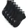 Sneakersocken Socken Plain 3P 3er Pack schwarz