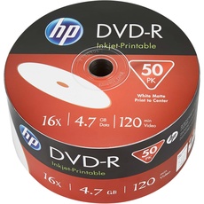 Bild DVD-R 4.7GB, 16x, 50er Pack, printable (DME00070WIP)