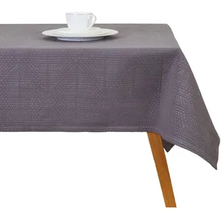 home&you Tischdecke Mileja, 150x220 cm, Jacquard Tischtuch Rechteckig für Dekorative Tisch, Esszimmer, Restaurant, Schutz, Abwaschbar , Textil , 150x1x220 cm , Heimtextilien, Wohntextilien, Tischwäsche, Tischdecken