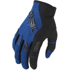O'NEAL | Fahrrad- & Motocross-Handschuhe | MX MTB FR Downhill | Passform, Luftdurchlässiges Material | Element Glove RACEWEAR V.24 | Erwachsene | Schwarz Blau | Größe S