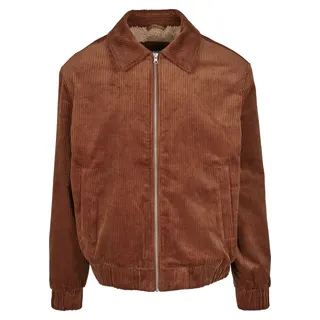 URBAN CLASSICS Boxy Corduroy Jacke Orange/S Braun S