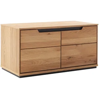 Sitzbank MCA LIVING "Araya Garderobenbank,Flurbank,Bank mit Stauraum,Bankmöbel,Breite 79 cm", eichenfarben, B:79cm H:41cm T:40,5cm, Holzwerkstoff, Massivholz, Sitzbänke, Sitzbank, FSC-Mix, Türen gedämpft, Made in Europe