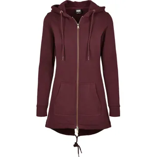 URBAN CLASSICS Ladies Sweat Parka in rot