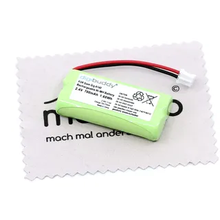 Ersatz Akku passend für Siemens Gigaset AS15, AS140, AS140 Duo, AS150, AS150 Duo, AS150 Trio, AS160, AL14, AL14H, AL145, AL145 Duo, Q063 Telefon Akku OTB mit mungoo Displayputztuch