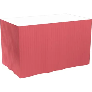 Duni Dunicel Table-Skirtings bordeaux 0,72x4 m 1 Stück - bordeaux