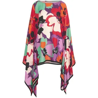 Tunika ALBA MODA "Tunika Tunika", Damen, Gr. 34/36, bunt (multicolor), Obermaterial: 100% Viskose CV., Modern, figurumspielend, Tuniken Tunika