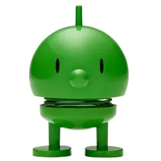 Hoptimist Bumble Wackelfigur & Glücksbringer, Skandinavische Deko Figuren für Wohnzimmer, Schreibtisch, Büro, Bürodeko & Lustige Kleine Geschenke, 4,5 x 5,8 x 7,6 cm, Small, Grün