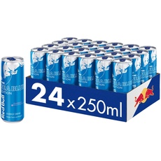 Red Bull Energy Drink Sea Blue Edition Juneberry - 24er Palette Dosen Getränke, EINWEG (24 x 250 ml)