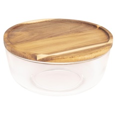 SCANDINAVIAN HOME Glassbowl with lid HOME small