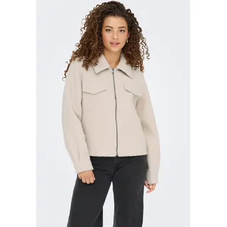 ONLY Bouclèjacke »ONLMALO BOUCLE JACKET OTW NOOS«, beige