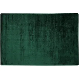 Beliani Kurzflor-Teppich Gesi II 200/140 cm , Grün , Naturmaterialen , Rechteckig , 140x200 cm , Teppiche und Böden, Teppiche, Orientteppiche