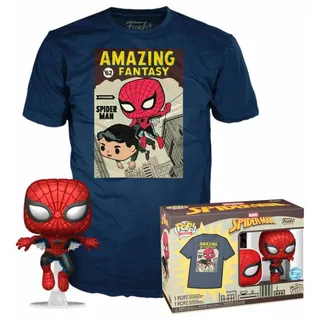 Loungefly Spiderman Marvel Funko Pop Figurenset Mit Comic-t-shirt Mehrfarbig  Mehrfarbig One Size