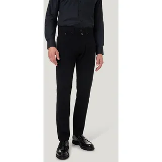Chinohose PIERRE CARDIN "Lyon tapered", Herren, Gr. 36, Länge 30, schwarz, Web, Obermaterial: 61% Polyester, 31% Viskose, 8% Elasthan, unifarben, gerade, unten schmal lang, Hosen Chinohose, aus der Futureflex Kollektion