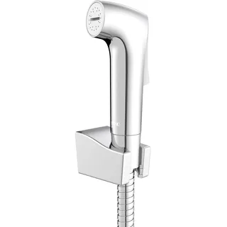 WENKO Wasserspar Bidet-Set Mod. Watersaving, wassersparendes Hygiene WC-Set mit nachhaltigem Wasserspar-System, 30% Wasser sparen bei vollem Komfort, inkl. Handbrause, Schlauch & Wandhalterung